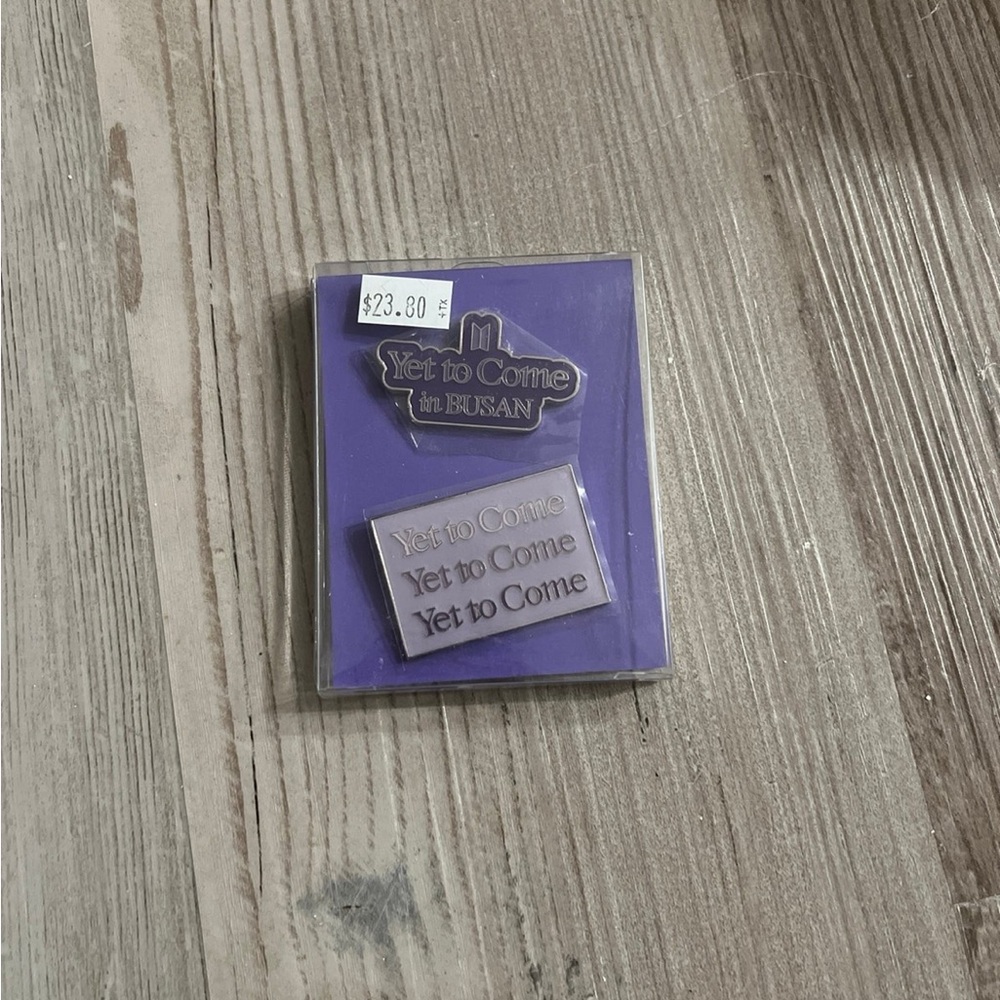 BTS yet to come busan pins